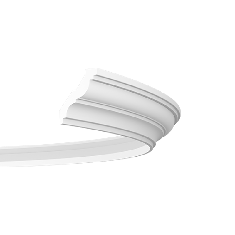 Потолочный плинтус (карниз без орнамента) Гибкий1.50.288F в Казани