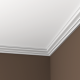 Плинтус потолочный без орнамента Гибкий 1.50.100F в Казани