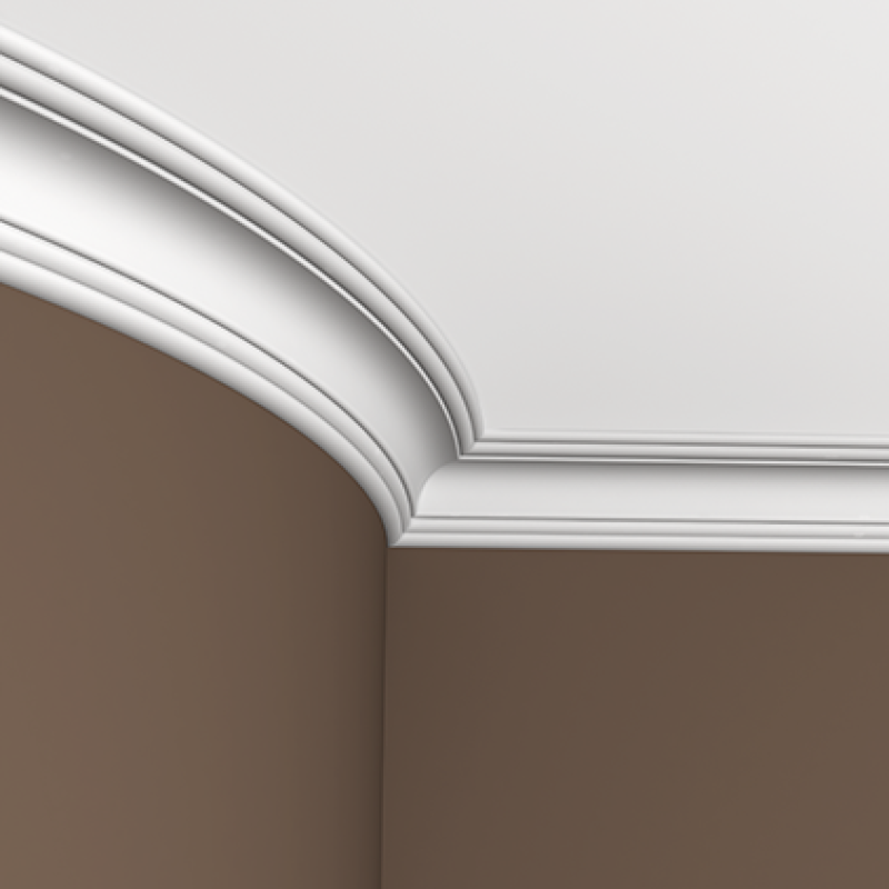 Плинтус потолочный без орнамента 1.50.102 в Казани