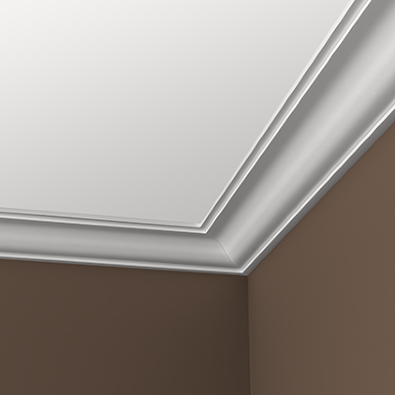 Плинтус потолочный без орнамента 1.50.131 в Казани