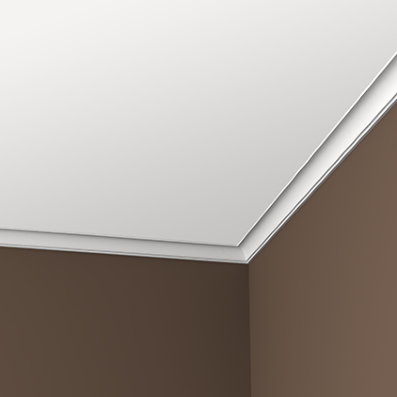 Плинтус потолочный без орнамента 1.50.157 в Казани