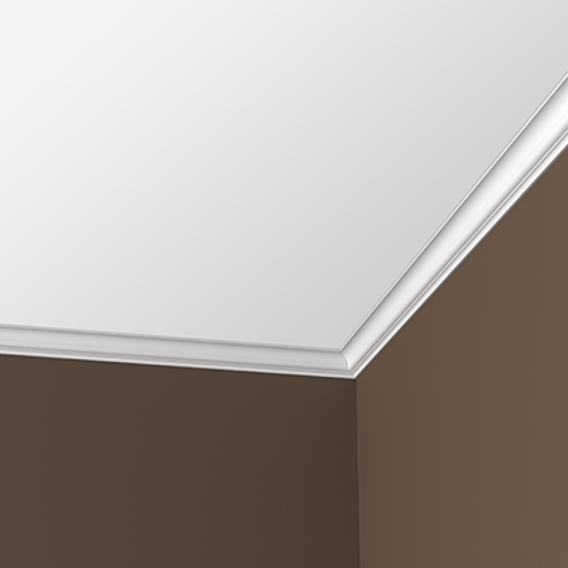 Плинтус потолочный без орнамента 1.50.158 в Казани