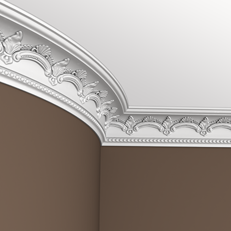 потолочный плинтус с орнаментом 1.50.183 гибкий в Казани