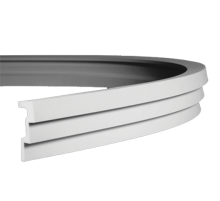 Плинтус потолочный без орнамента Гибкий 1.50.262F в Казани