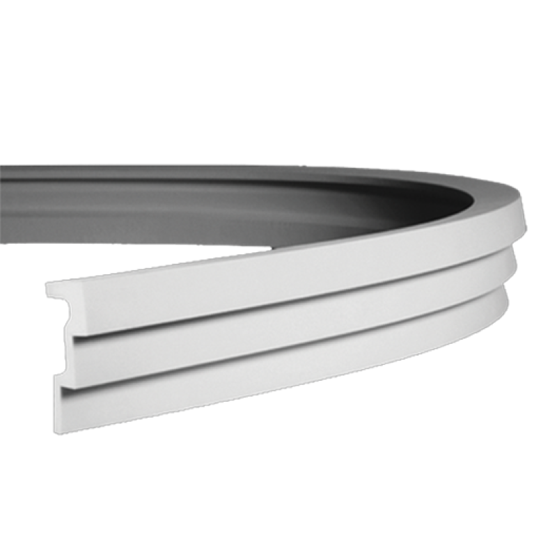 Плинтус потолочный без орнамента Гибкий 1.50.262F в Казани