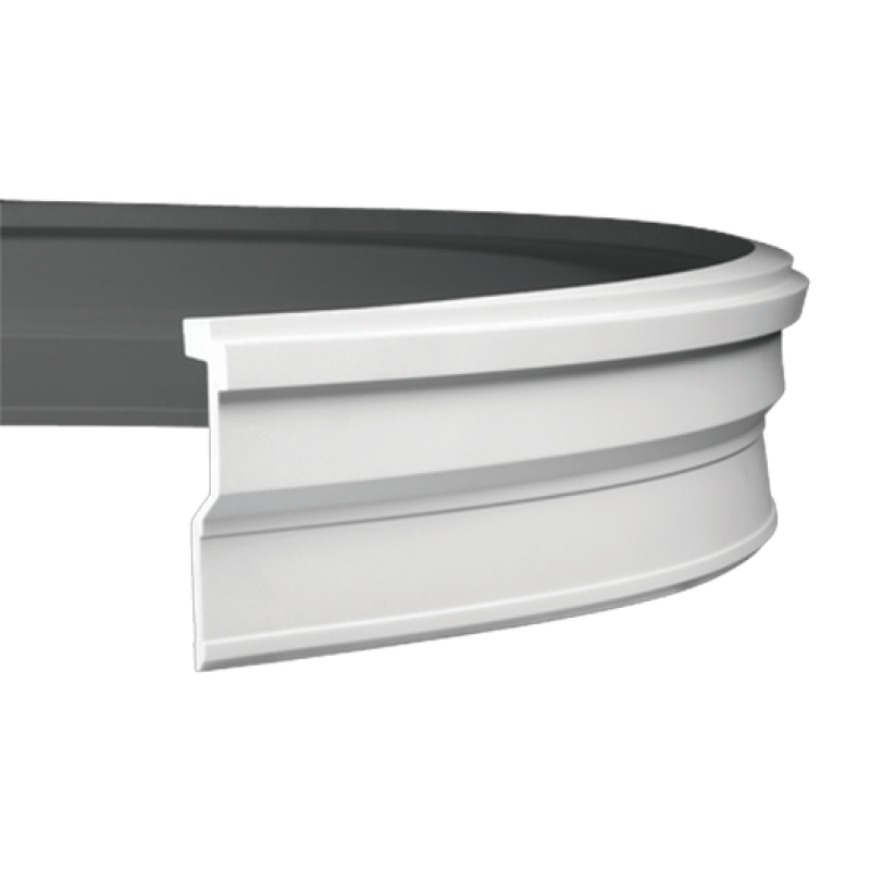Плинтус потолочный без орнамента Гибкий 1.50.269F в Казани