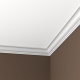 Плинтус потолочный без орнамента Гибкий 1.50.105F в Казани