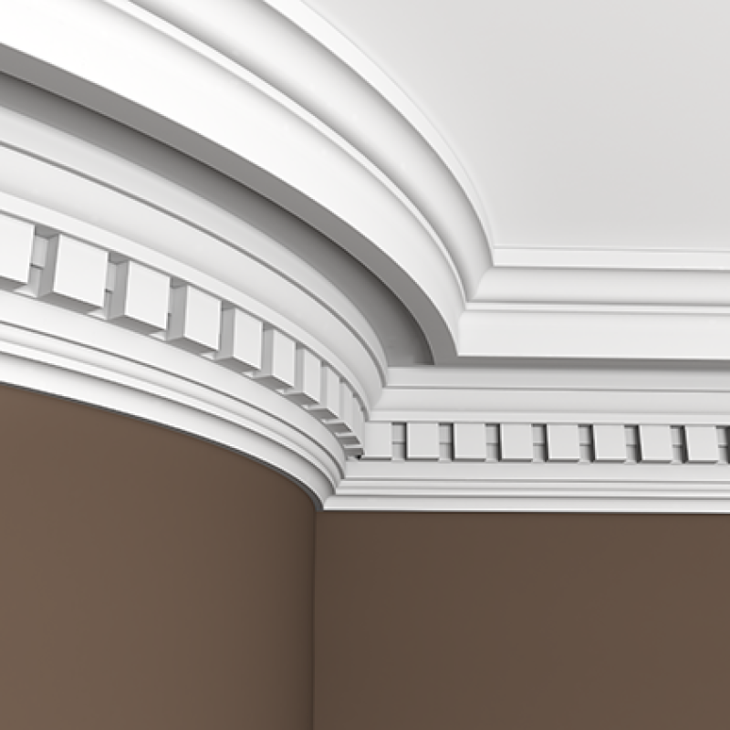 потолочный плинтус с орнаментом Гибкий 1.50.110F в Казани