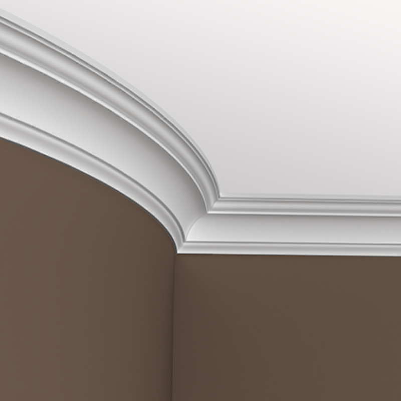 Плинтус потолочный без орнамента 1.50.113 в Казани