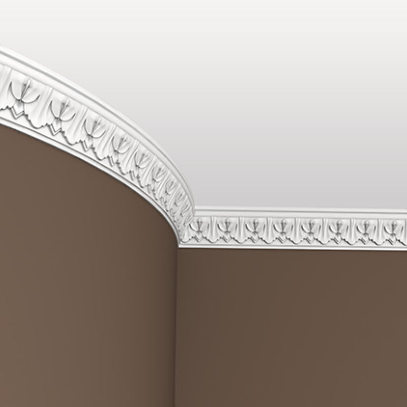 потолочный плинтус с орнаментом Гибкий 1.50.114F в Казани