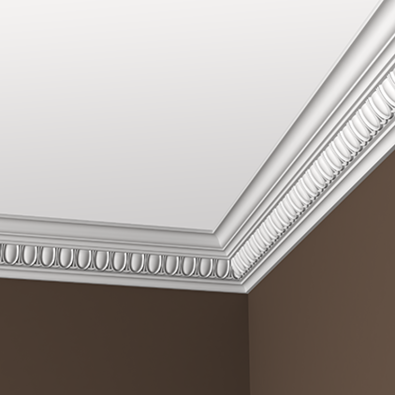 потолочный плинтус с орнаментом Гибкий 1.50.116F в Казани