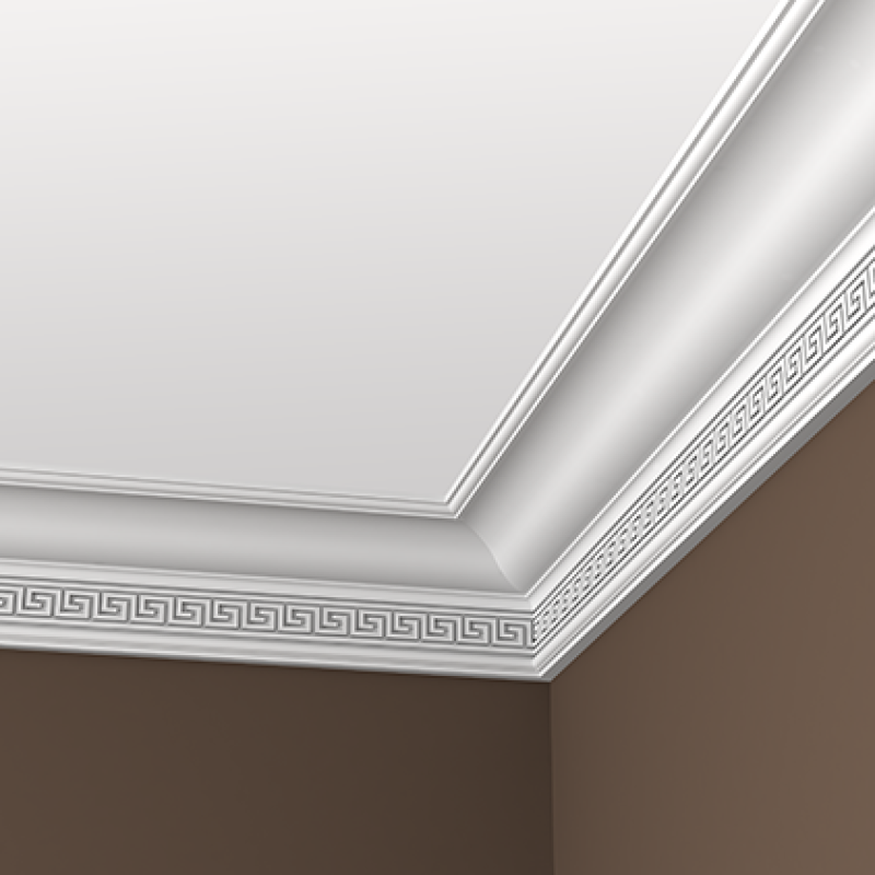 потолочный плинтус с орнаментом Гибкий 1.50.118F в Казани