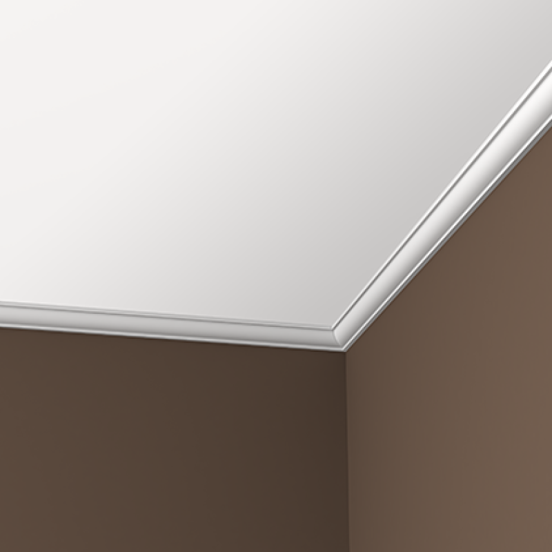 Плинтус потолочный без орнамента 1.50.123 в Казани