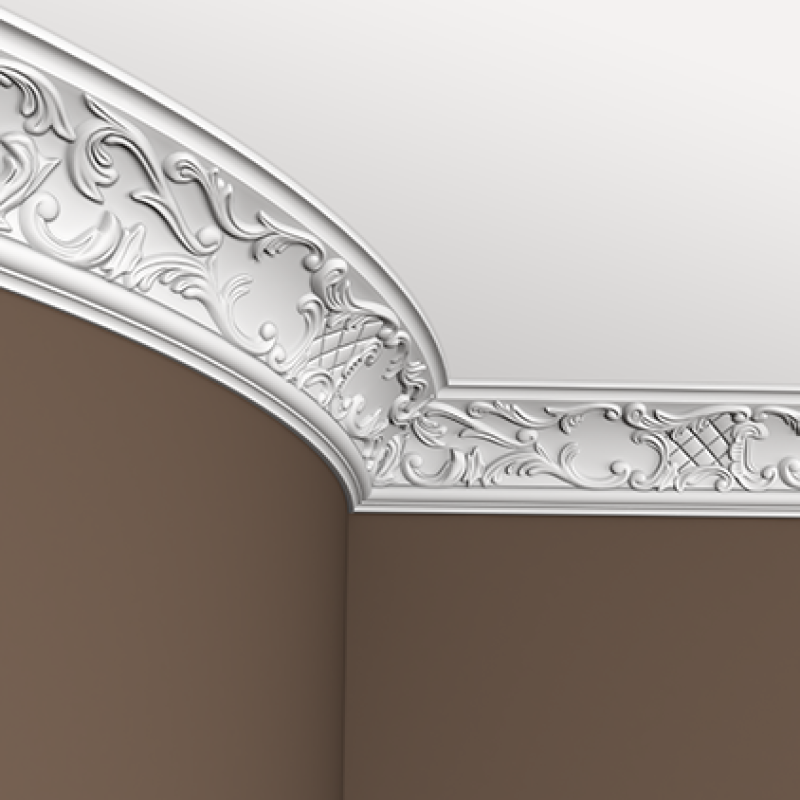 потолочный плинтус с орнаментом Гибкий 1.50.125F в Казани