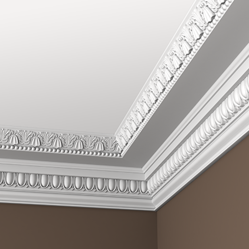 потолочный плинтус с орнаментом Гибкий 1.50.137F в Казани