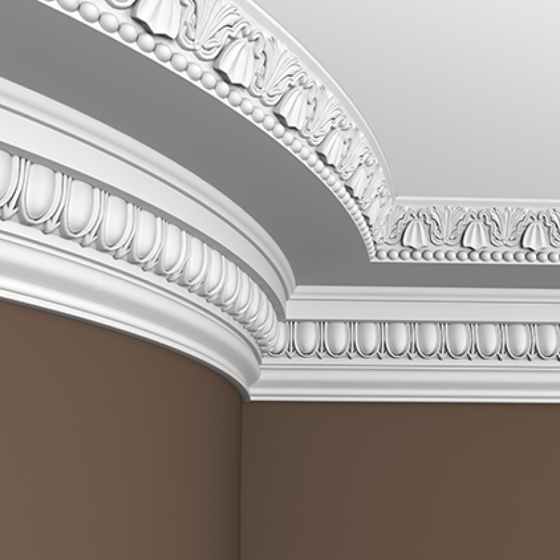 потолочный плинтус с орнаментом Гибкий 1.50.137F в Казани