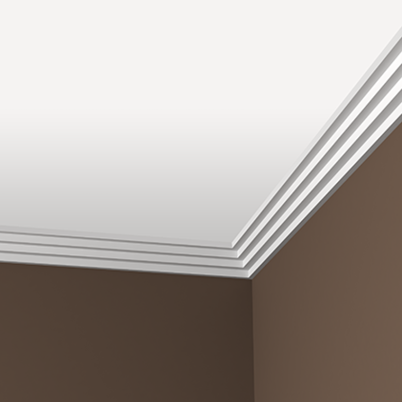 Плинтус потолочный без орнамента 1.50.140 в Казани