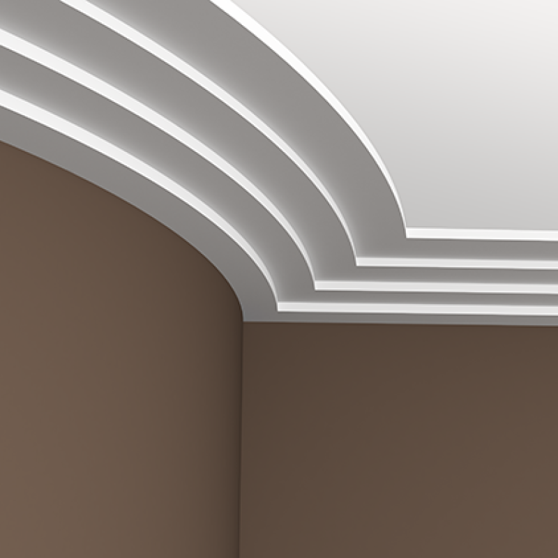 Плинтус потолочный без орнамента 1.50.142 в Казани