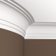Плинтус потолочный без орнамента Гибкий 1.50.147F в Казани