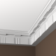 потолочный плинтус без орнамента 1.50.151 в Казани