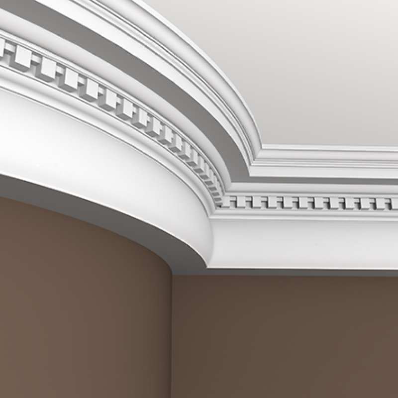 потолочный плинтус с орнаментом Гибкий 1.50.152F в Казани