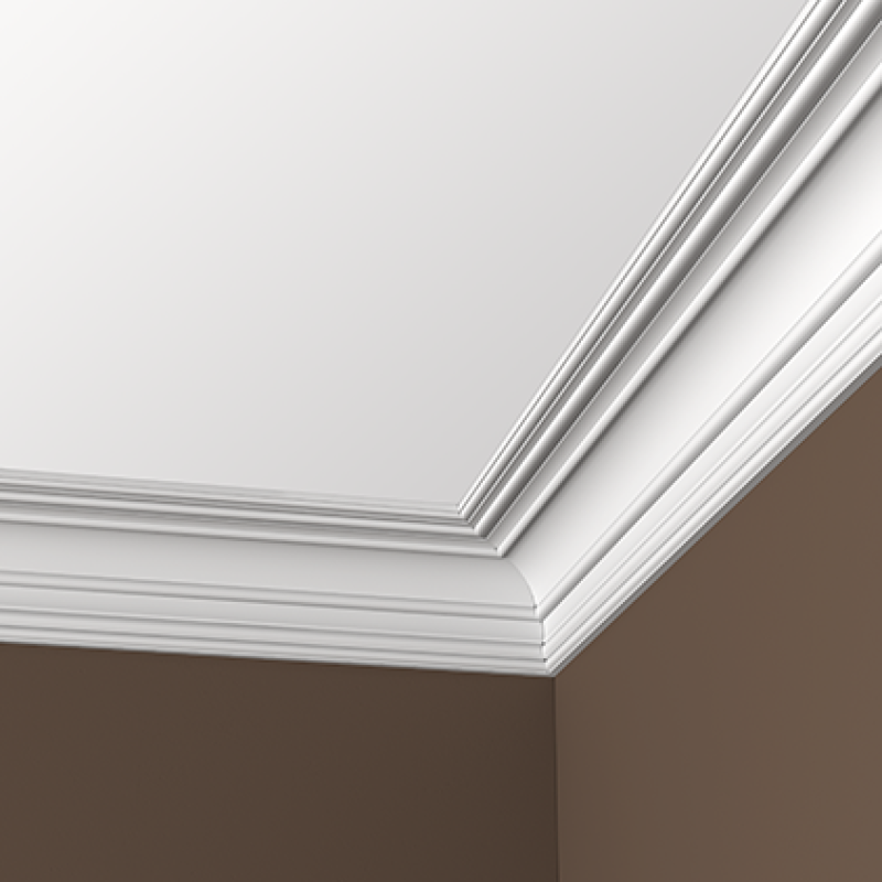 Плинтус потолочный без орнамента 1.50.168 в Казани