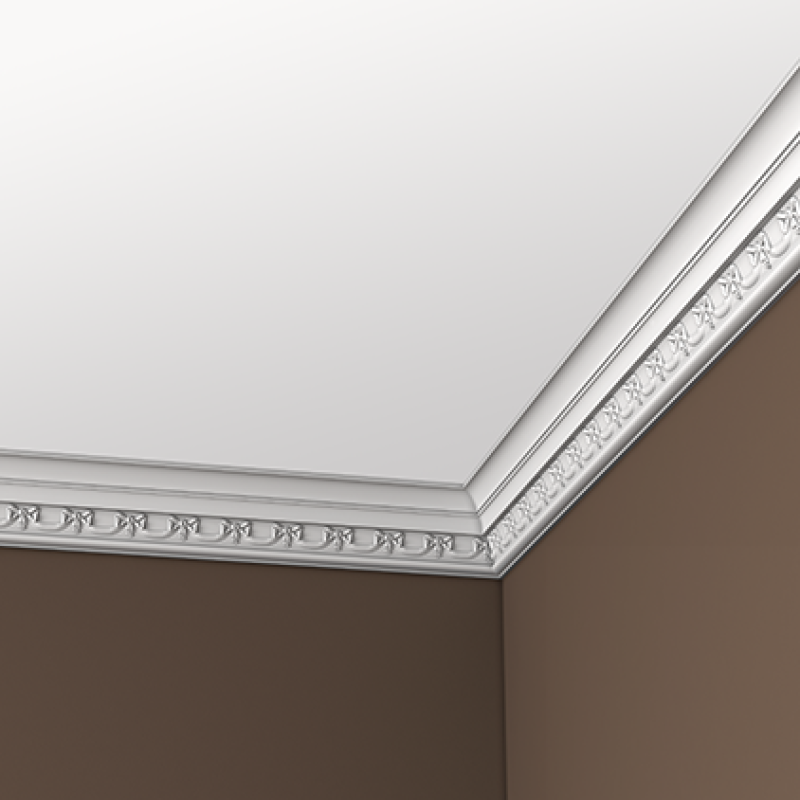 потолочный плинтус с орнаментом 1.50.186 гибкий в Казани