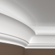 Плинтус потолочный без орнамента Гибкий 1.50.221F в Казани