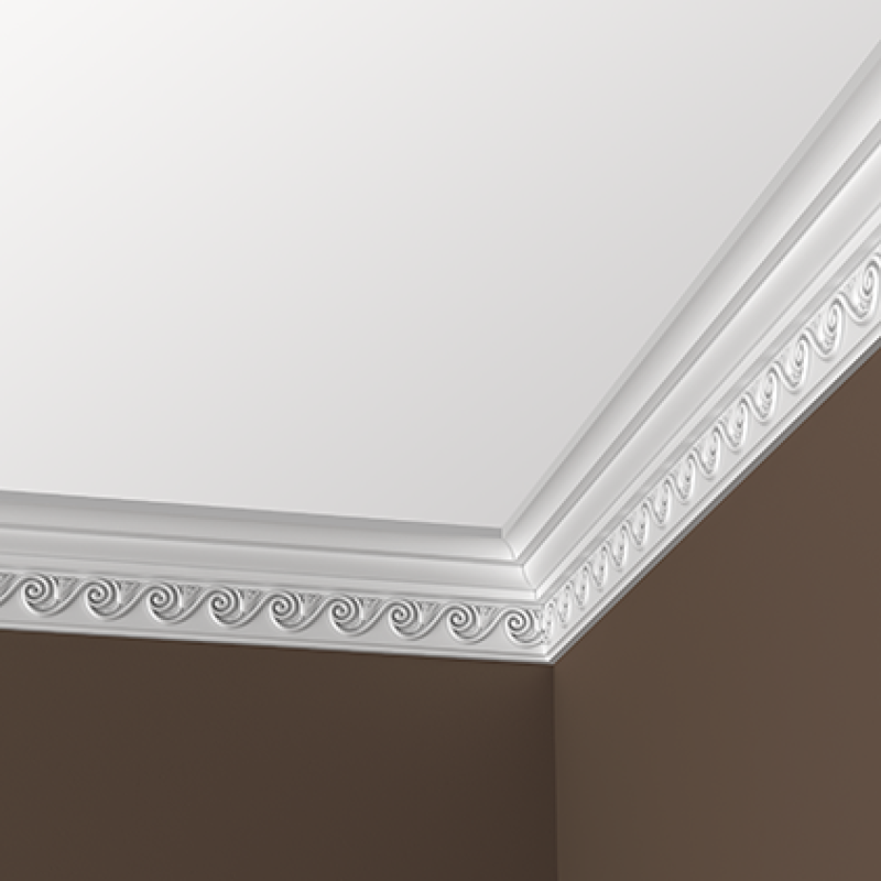 потолочный плинтус с орнаментом Гибкий 1.50.253F в Казани