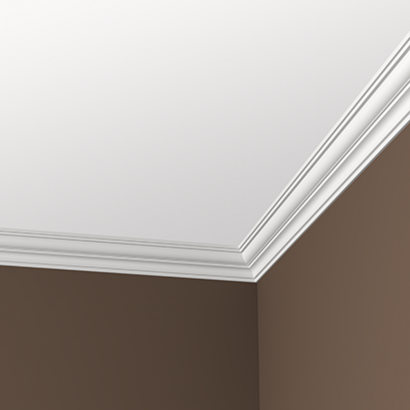 Потолочный плинтус (карниз без орнамента)1.50.288 в Казани