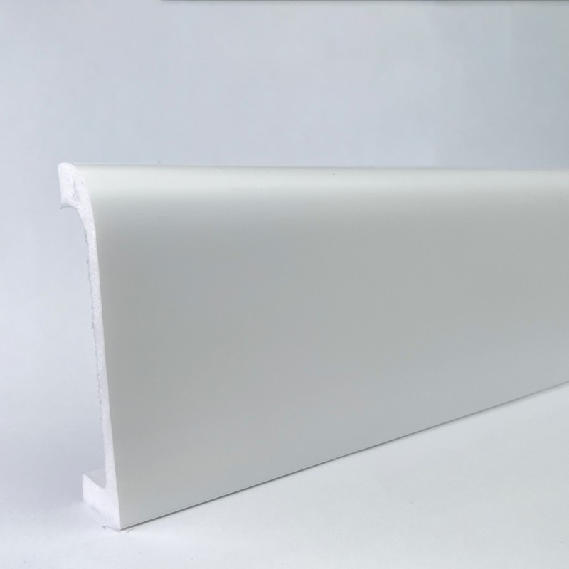 Плинтус напольный ПЛ 16 80-19 Белый жасмин