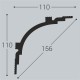 Карниз К14 110-110 в Казани