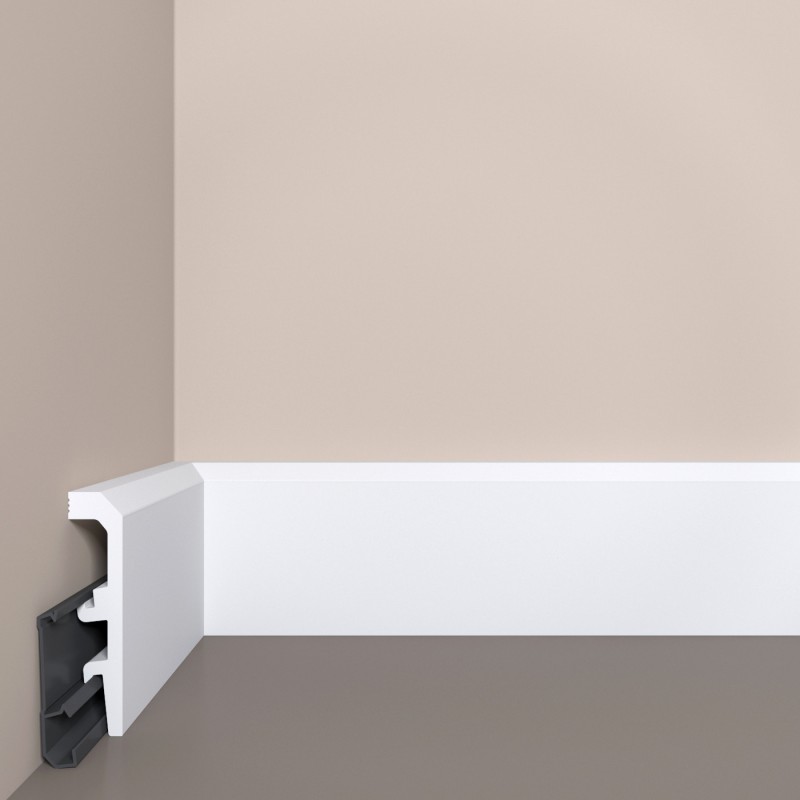 Напольный плинтус с монтажной планкой П22 90-20