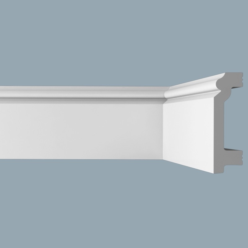 Плинтус напольный из дюрополимера П7 70-20 в Казани