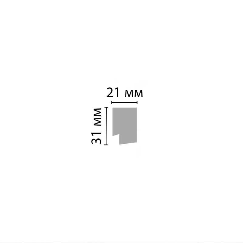 Молдинг D405-88 ДМ(31*21*2900 мм)
