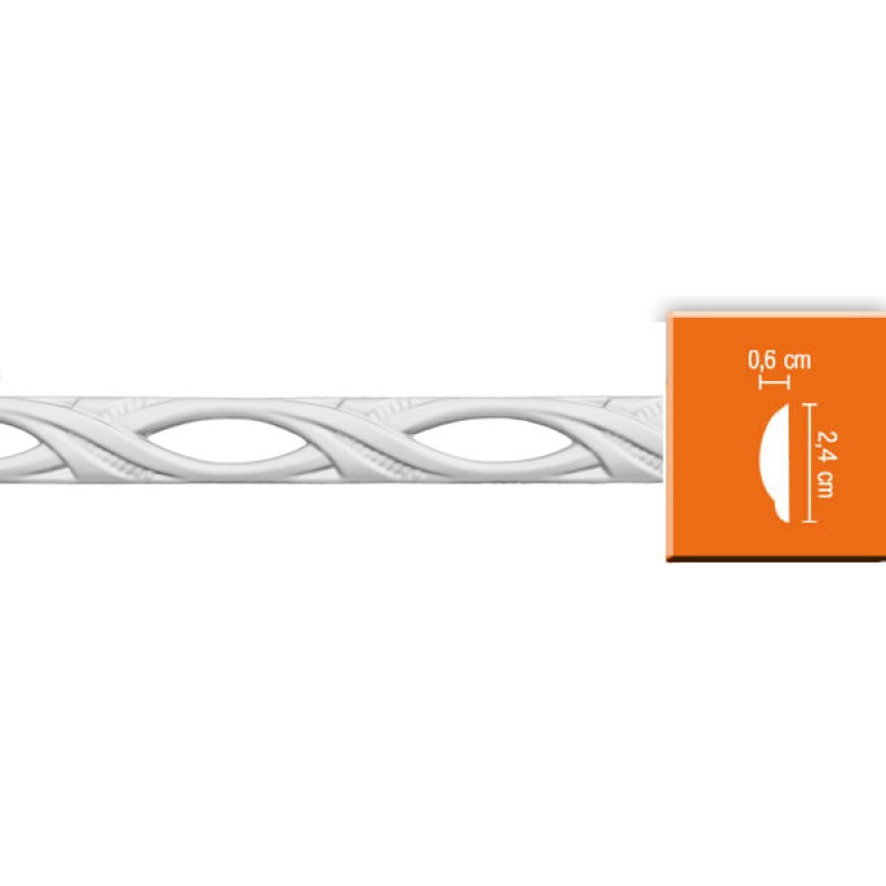 DT-8029/160 молдинг DECOMASTER-2 (24х6х2400мм) в Казани