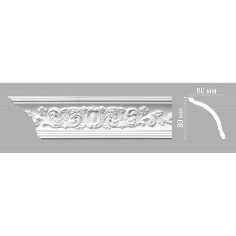 95022 ШК/40 плинтус DECOMASTER-3 (80х80х2400мм) в Казани