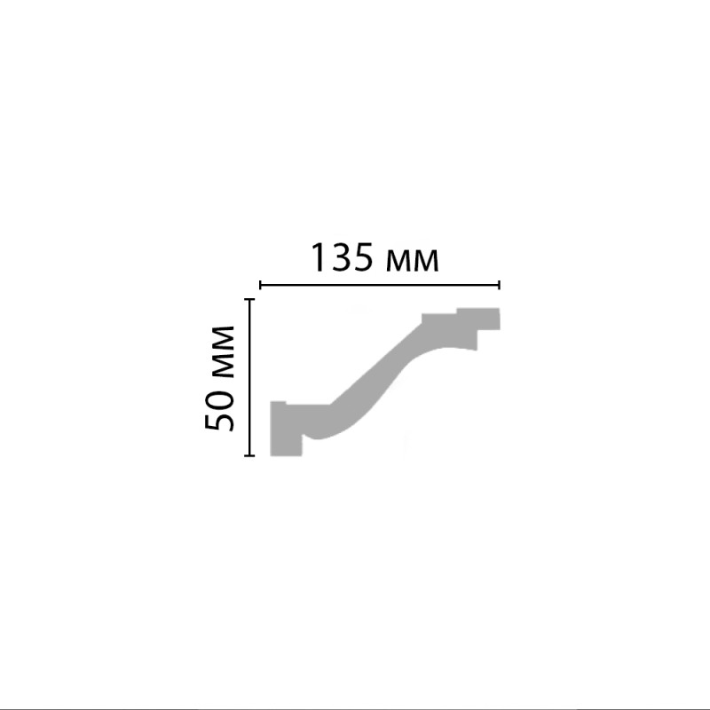 96331/28 плинтус DECOMASTER-2 (50х135х2400мм) в Казани
