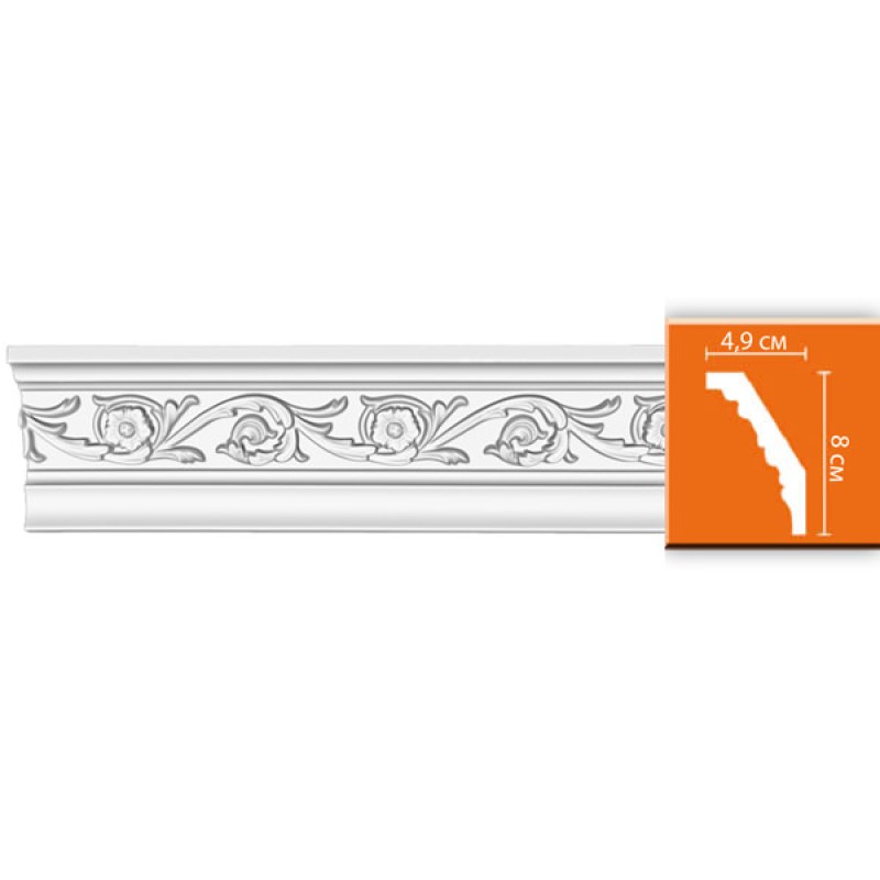 DT 14/36 плинтус DECOMASTER-2 (80х49х2400мм) в Казани