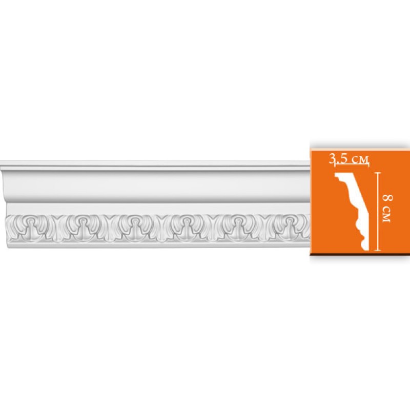 DT 33/26 плинтус DECOMASTER-2 (80х35x2400мм) в Казани