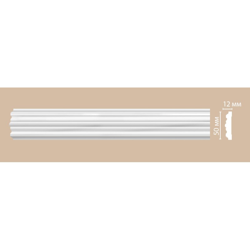97615/30 FLEXIBLE молдинг DECOMASTER-2 (50х12х2400мм) в Казани