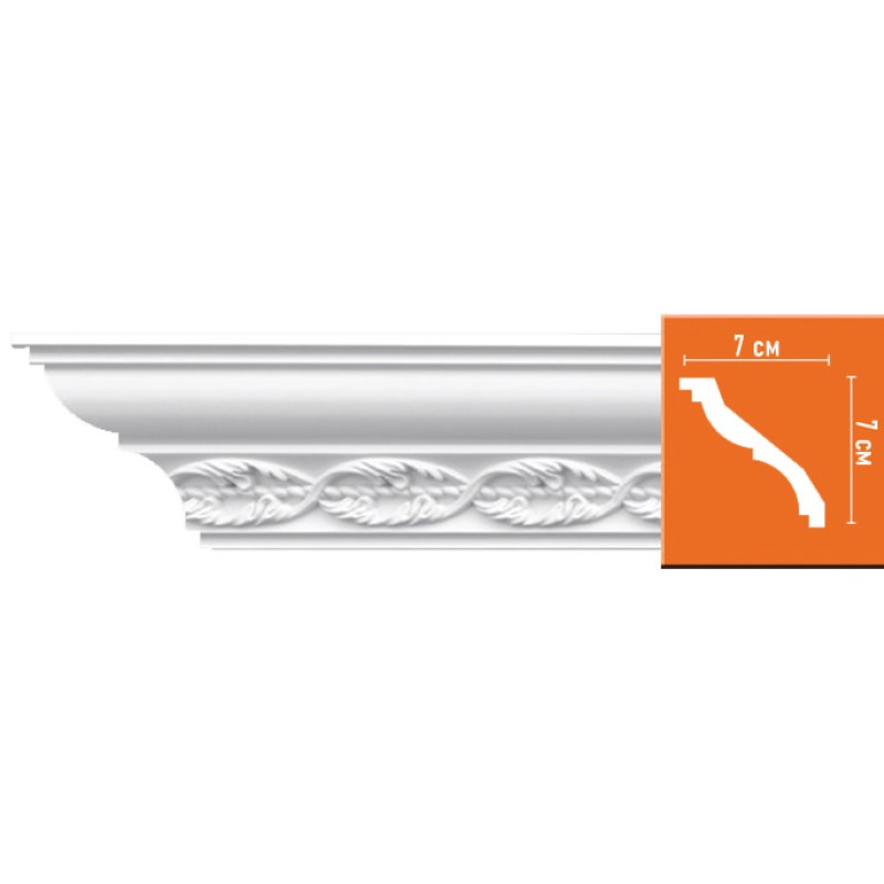 95615/50 плинтус DECOMASTER-2 (70х70х2400мм) в Казани