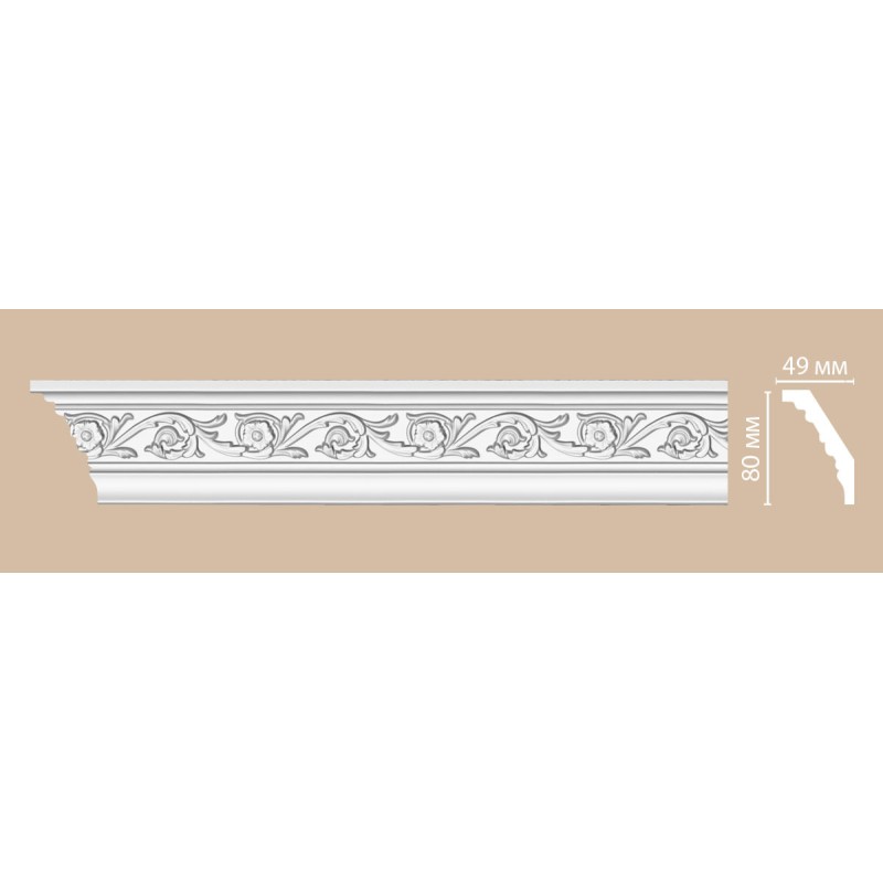 DT 14/12 FLEXIBLE плинтус DECOMASTER-2 (80х49x2400мм) в Казани