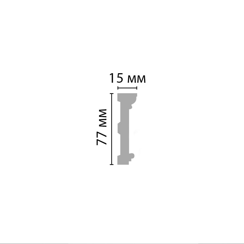 DT-8033/50 молдинг DECOMASTER-2 (77х15х2400мм) в Казани