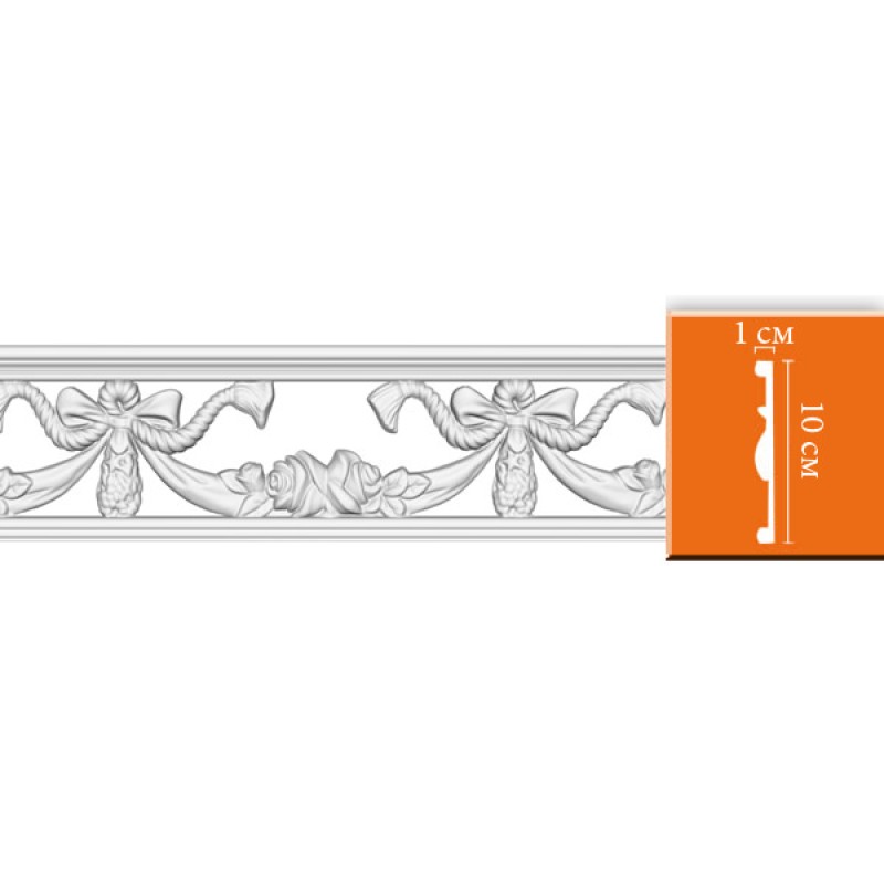 DT-8037/42 молдинг DECOMASTER-2 (100x10х2400мм) в Казани