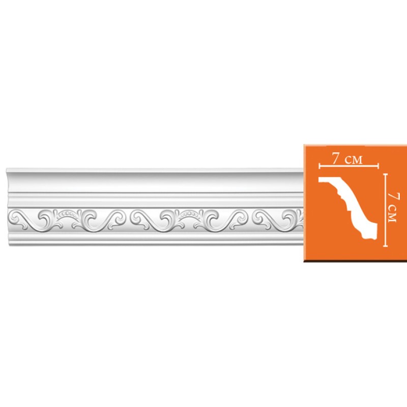 95843/34 плинтус DECOMASTER-2 (70х70x2400мм) [DT-9814] в Казани