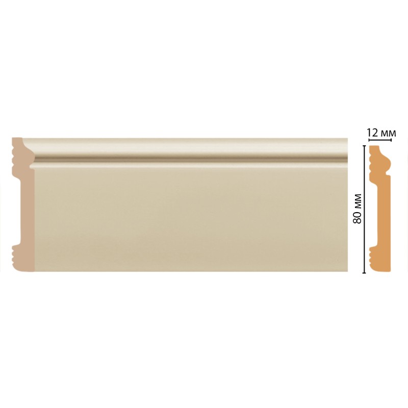 D005-61 ШК/26 плинтус напольн. DECOMASTER(79*13*2400 мм) в Казани