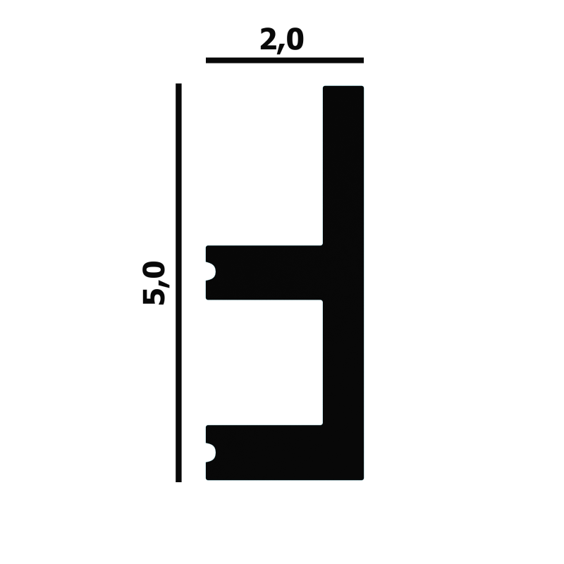 Карниз (плинтус) P80 Перфект Плюс в Казани