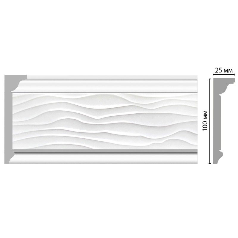 D218/16 Плинтус ДМ(100*25*2000 мм) в Казани