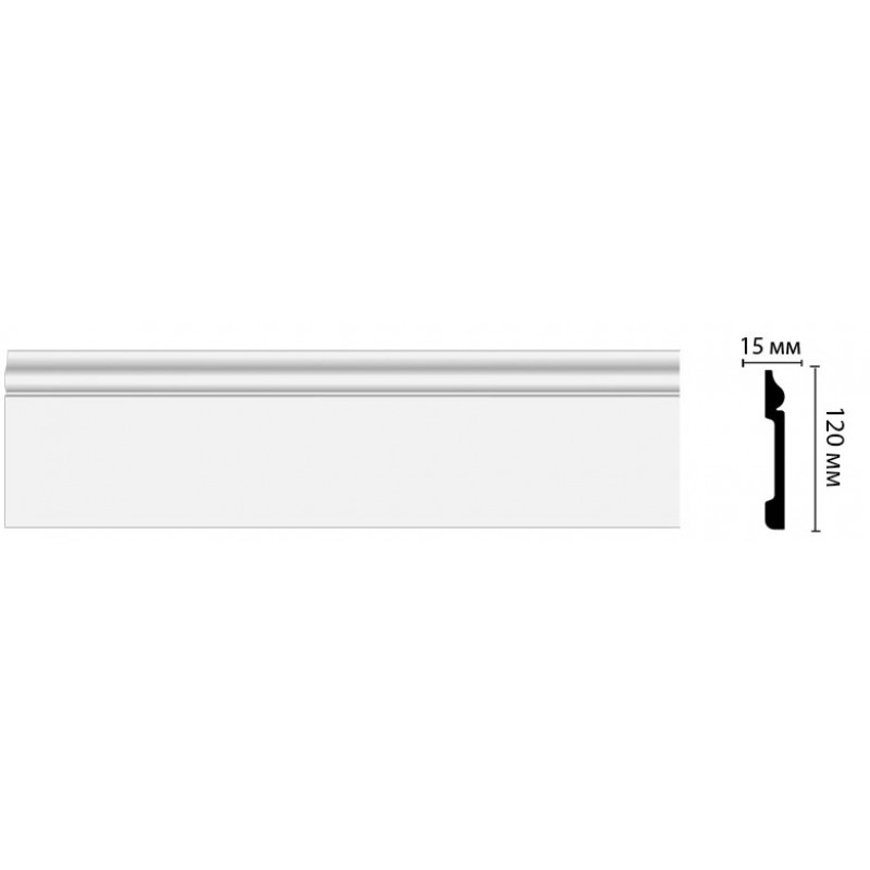 D004/12 Плинтус ДМ(120*15*2000 мм) в Казани